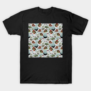 Cute camping stickers T-Shirt